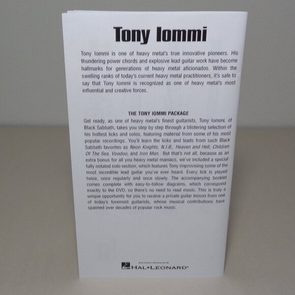 Tommy Iommi / INSTRUCTIONAL DVD FOR GUITAR / New DVD - Picture 6 of 9